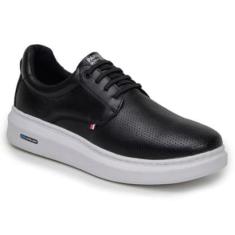 Tenis Sapatenis Casual Social Moderno Masculino Derby Couro Ecologico Confortável Parra Boots-Masculino