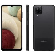 Smartphone Samsung Galaxy A12 Dual Chip Android Tela 6,5" Octa-Core 2.3GHz 64GB 4G Câmera 48MP(Principal) + 5MP(Ultra Wide) + 2MP(Profundidade) + 2MP(Macro) - Preto