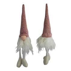 Papai Noel Sueco Mago Chapeu Barba Boneco Enfeite De Natal