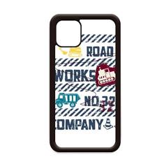 Capa com padrão de número de estrada de coração para iPhone 12 Pro Max para Apple Mini Mobile Case Shell