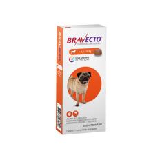 Antipulgas e Carrapatos Bravecto MSD para Cães de 4,5 a 10 Kg - 250mg