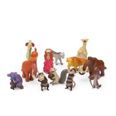 12pcs Ice Age Sid Manny Allie Diego Figura Modelo de brinquedo