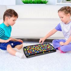 Jogo de tabuleiro infantil Rainbow Ball Matching Jogo de tabuleiro duplo para pais e filhos