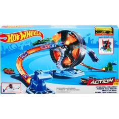 Hot Wheels Pista Action Competição Giratória GJM77 Mattel