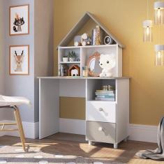 Escrivaninha Mesa Infantil Estudo 2 Gavetas Children`s House