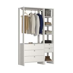 Guarda Roupa Closet 05 Gavetas Yes EY102.106 Branco Nova Mobile