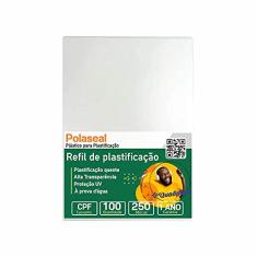 Polaseal Plástico para Plastificação CPF 66x99x0,10mm 100un