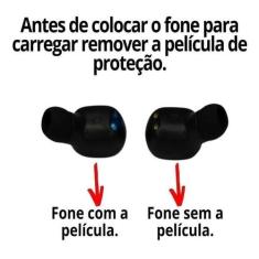 Fones Ouvido Sem Fio Wireless Preto Para Samsung A70 - Mdm