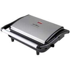 Sanduicheira/Grill Britânia Press BGR27I 2 em 1 Prata 850W - Antiadere