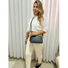 Bolsa Feminina Pequena De Lado Transversal Ombro Tiracolo Mão Alça Ref