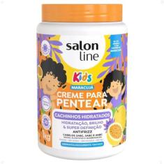 Creme para Pentear Salon Line Kids Maracujá Cachinhos Hidratados 1kg