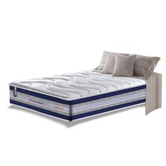 Colchão Solteiro De Molas Ensacadas D33 Cama Inbox Select Firme 88x188x32 Azul