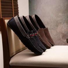 KIT 2 PARES mocassim casual masculino sapatilha slip on conforto - Rot