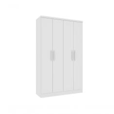 Guarda Roupa Amsterdam 4 Portas Tcil Neve