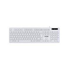 Teclado Usb Multimidia Slim Branco - Teclas Chocolate - Cabo 1.8m - Vi