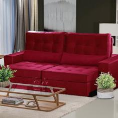 Sofá Curitiba Modular 3 Lugares 2.30 MT Retrátil Reclinável - Yescasa