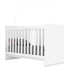 Berço Labirinto Branco Brilho - Henn