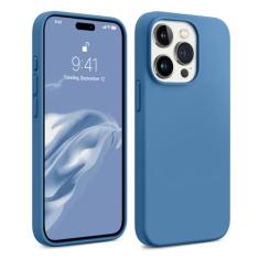 AOTESIER Capa compatível com iPhone 15 Pro, [proteção militar à prova de choque] capa de silicone para celular com [forro de microfibra macio antiarranhões] proteção para câmera e tela de 6,1