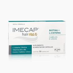Imecap Hair Max 30 Cápsulas - Vitaminas para Cabelos e Unhas com Cisteína