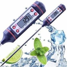 Termômetro culinário digital espeto alimento cozinha