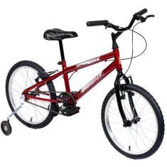 Bicicleta Aro 20 Infantil MTB Boy Com Roda Lateral-Masculino