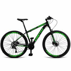 Bicicleta Cripto Bike Aro 29 Cripto 24 Marchas Freios Disco e Suspensão-Unissex