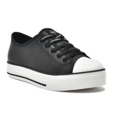 TENIS VIA MARTE 027 009 03 PRETO FEMININO Via Marte-Feminino