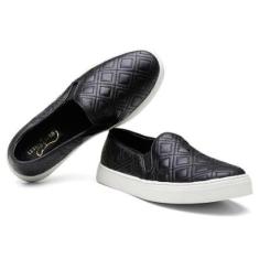 Tênis Feminino Slip On Casual Moderno Estilo Confortável-Feminino