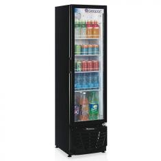 Refrigerador Expositor Vertical Frost Free 228L Profissional Gelopar 220V 180W Preto