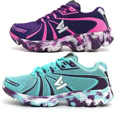 Kit 2 tenis feminino de corrida academia caminhada Oldsen Colorado