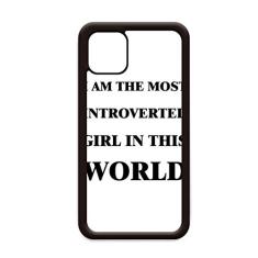 Capa I Am The Introverted Girl para iPhone 11 Pro Max para Apple Mobile Case Shell