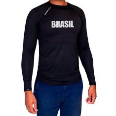 Camisa Térmica Uppercut Brasil Adulto-Unissex, Preta, M