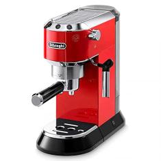 Máquina de Café Expresso De'Longhi - Dedica Deluxe EC680R - Vermelha, 110V