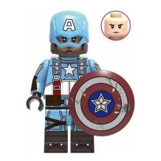 Boneco Blocos De Montar Capitão América Primeiro Vingador