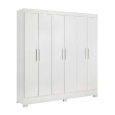 Guarda-roupa Casal Pr tico 6 Pt 3 Gv Branco