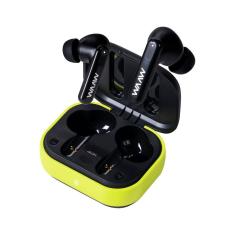 Fone de Ouvido Bluetooth Waaw By Alok Mob 500 Anc Noise Cancelling Verde Neon