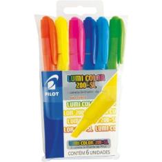 Marca texto 6 cores Pilot