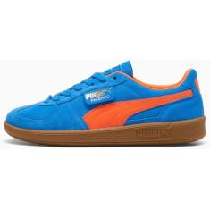 PUMA Tênis masculino Palermo, Hyperlink azul/chama cintilante/chiclete, 39