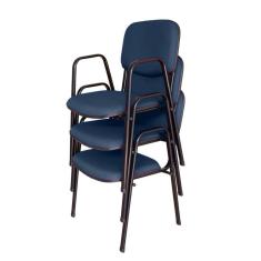 03 Cadeiras para Auditórios Linha Hotel Auditório Azul