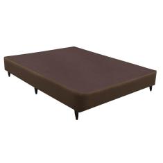 Base Sommier Linho Casal 138x188x23cm Ortobom Marrom