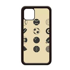 Ball Class Sport Simple Geometry Pattern para iPhone 12 Pro Max Capa para Apple Mini Mobile Case
