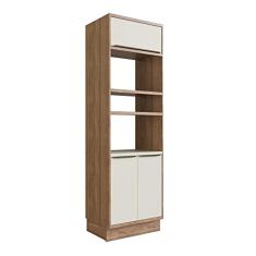 Torre Quente 3 Portas 2 Nicho para Forno Viena Edez Louro Freijó/argila