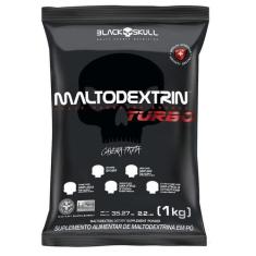 Maltodextrina Turbo (1Kg) - Sabor Tutti Frutti - Black Skull
