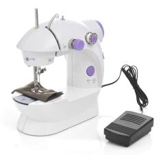 Mini Maquina De Costura Domestica Luz LED Portatil Bivolt Compacta