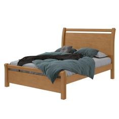 Cama Casal Reali 140 Amêndoa Clean - Lopas