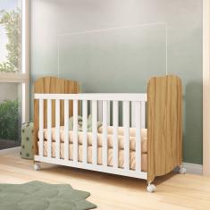 Berço Americano MDF Uli Móveis Peroba