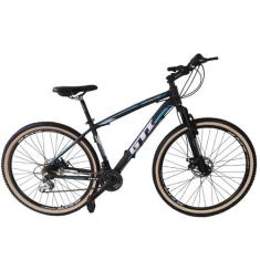 Bicicleta Aro 29 Gti Roma Alumínio 21v Freio a Disco Garfo Suspensão P