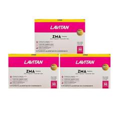 Kit 3 lavitan zma performace femme com 30 cápsulas - CIMED