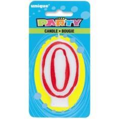 Vela de aniversário número 0
