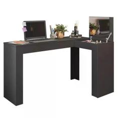 Escrivaninha Penteadeira Camarim de Canto Star Plus Preto - Mobler, Pr